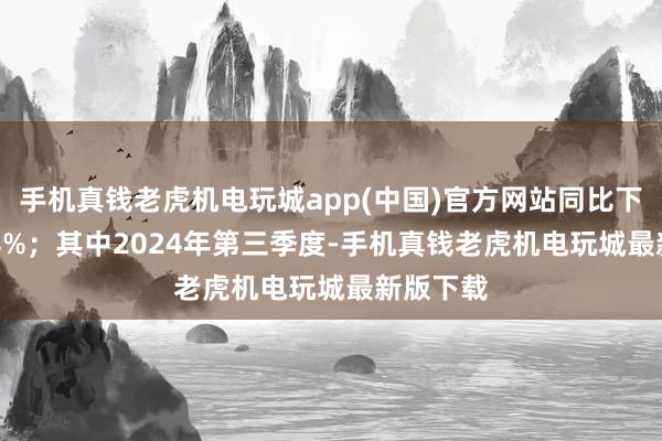 手机真钱老虎机电玩城app(中国)官方网站同比下降48.48%；其中2024年第三季度-手机真钱老虎机电玩城最新版下载
